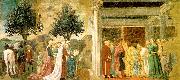 Piero della Francesca Adoration of the Holy Wood and the Meeting of Solomon and the Queen of Sheba France oil painting artist